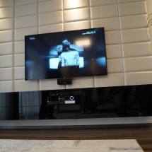 Műbőr falpanel nappali TV hátfal világos