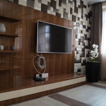 Műbőr falpanel nappali TV hátfal mozaik