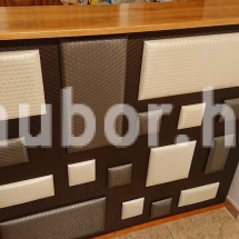 pult borítás készítése műbőrből